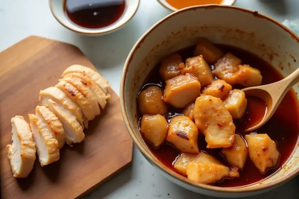 thin sliced chicken breasts