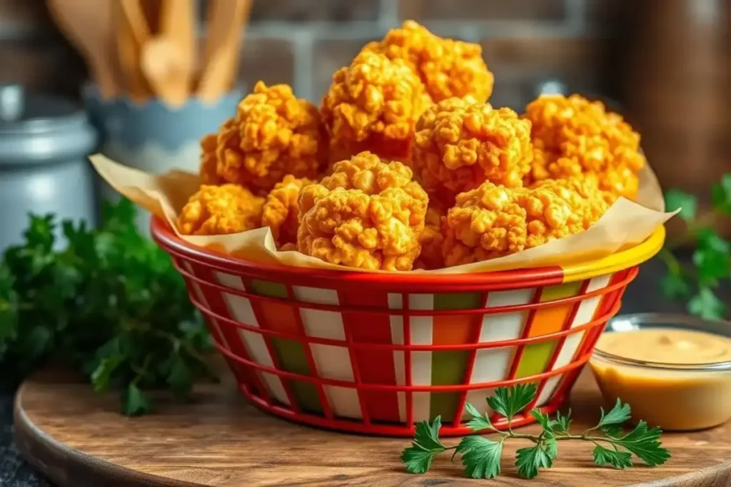 Air Frying Tyson Popcorn Chicken