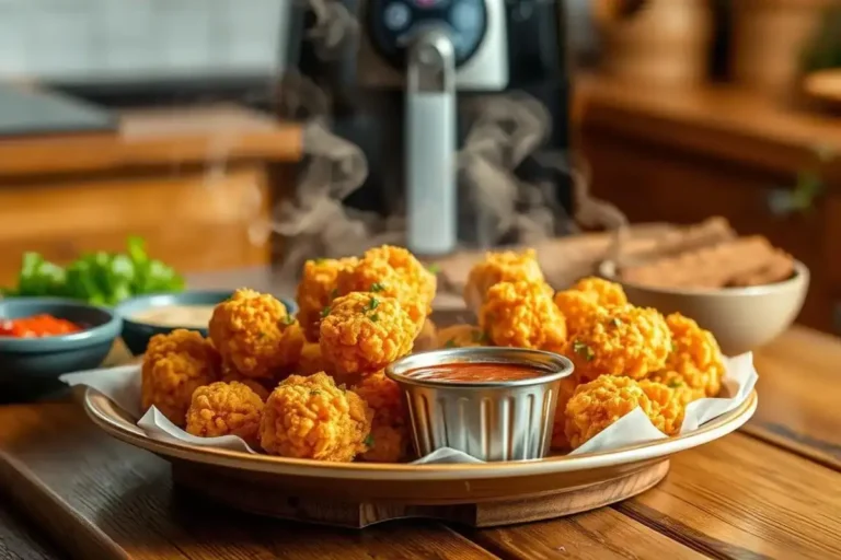 Air Frying Tyson Popcorn Chicken