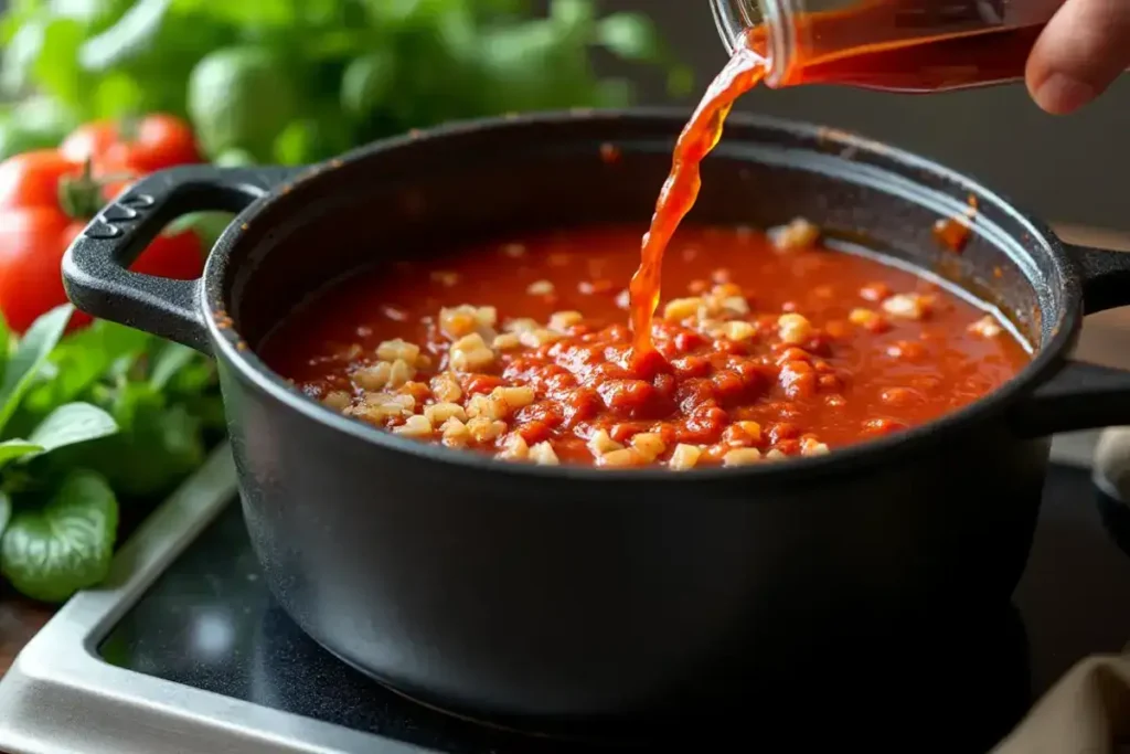 braised beef in tomato sauce