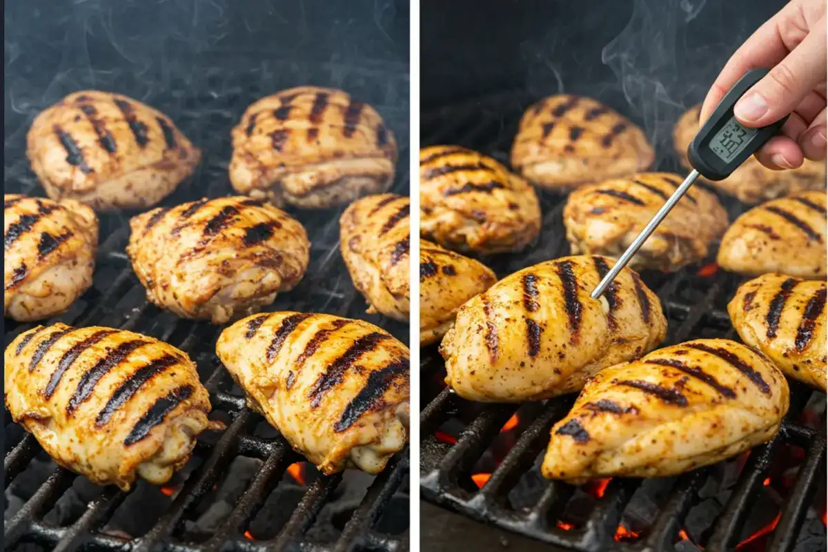 San Antonio red pepper Mexican chicken marinade recipe grilled  step